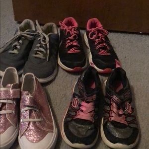 Little girls shoe bundle size 12